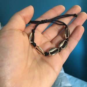 Parfois black and gold bracelet/anklet